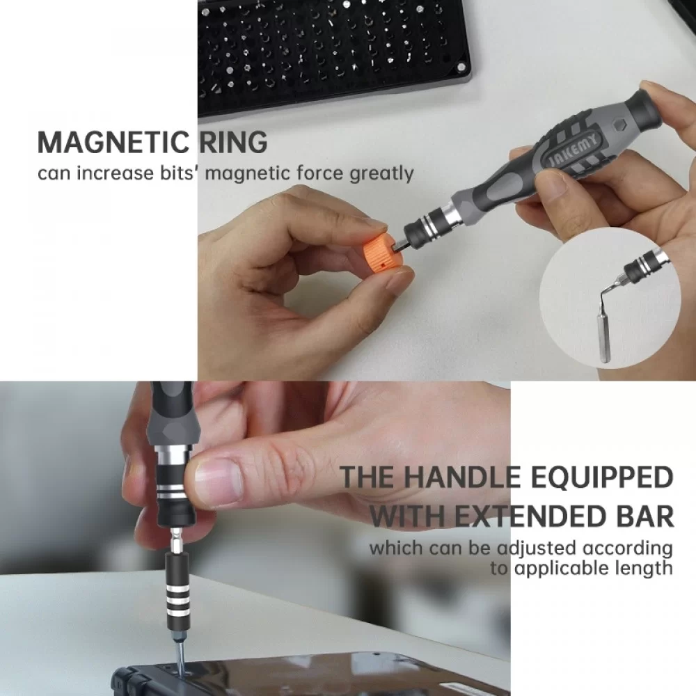 Picture of JAKEMY JM-8176 106 in 1 Watch Mobile Phone Disassembly and Repair Tool Kit